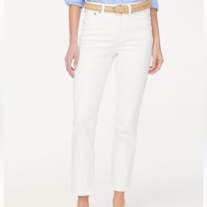 NEW! J. Crew Essential Straight Jean in White